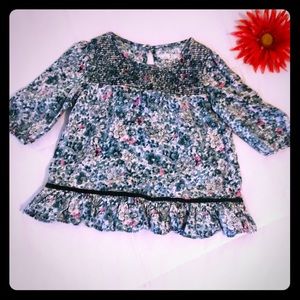 Flowered girls 5T shirt